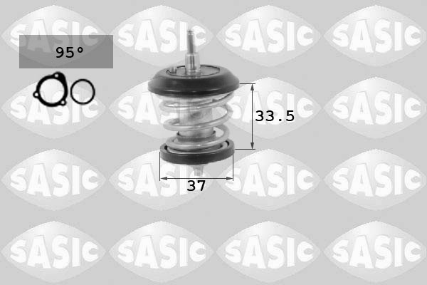SASIC 3306101 Termostato, Refrigerante-Termostato, Refrigerante-Ricambi Euro