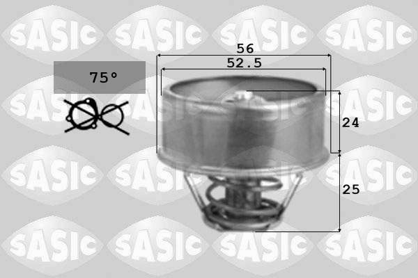 SASIC 3371261 Termostato, Refrigerante-Termostato, Refrigerante-Ricambi Euro