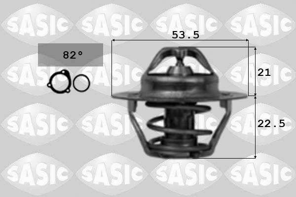 SASIC 3371301 Termostato, Refrigerante-Termostato, Refrigerante-Ricambi Euro