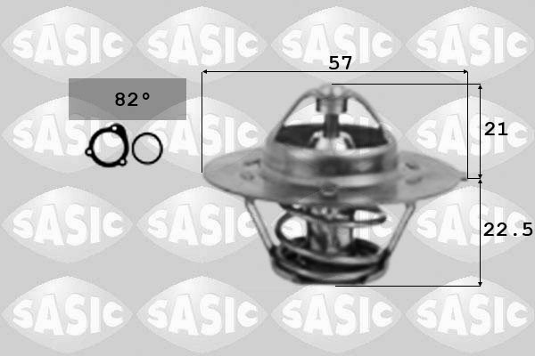 SASIC 3371471 Termostato, Refrigerante-Termostato, Refrigerante-Ricambi Euro