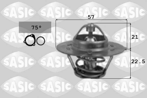 SASIC 3371491 Termostato, Refrigerante-Termostato, Refrigerante-Ricambi Euro