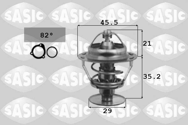 SASIC 3371541 Termostato, Refrigerante-Termostato, Refrigerante-Ricambi Euro