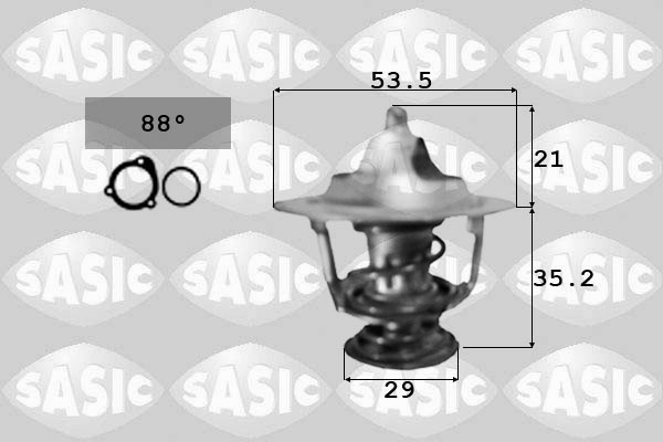 SASIC 3381031 Termostato, Refrigerante-Termostato, Refrigerante-Ricambi Euro