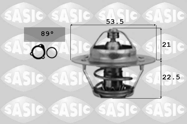 SASIC 3381111 Termostato, Refrigerante-Termostato, Refrigerante-Ricambi Euro