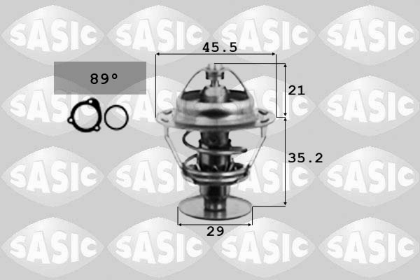 SASIC 3381211 Termostato, Refrigerante-Termostato, Refrigerante-Ricambi Euro