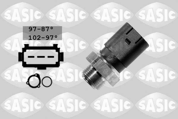 SASIC 3806012 Termocontatto, Ventola radiatore