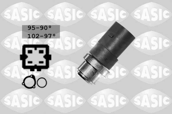 SASIC 3806023 Termocontatto, Ventola radiatore