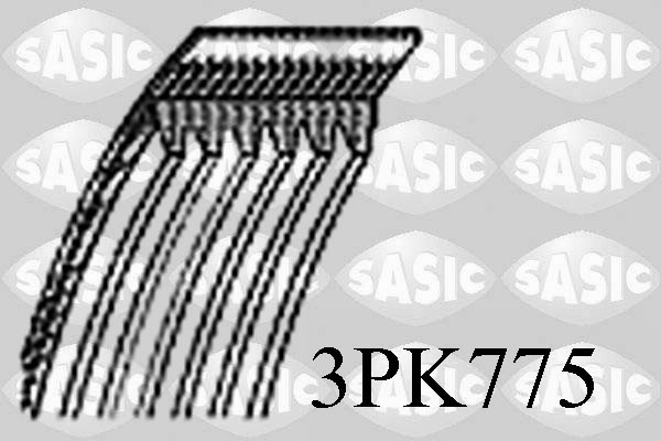 SASIC 3PK775 Cinghia Poly-V