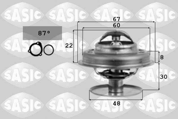 SASIC 4000356 Termostato, Refrigerante-Termostato, Refrigerante-Ricambi Euro
