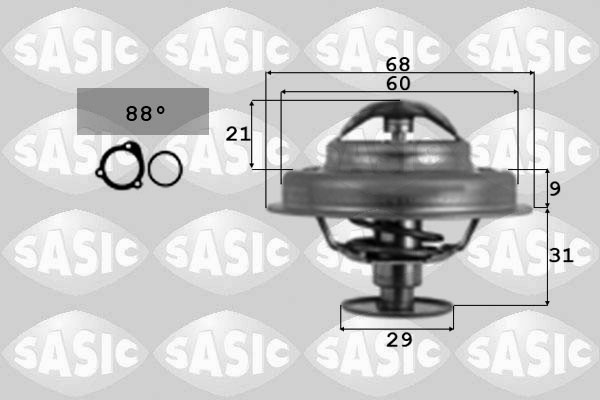 SASIC 4000359 Termostato, Refrigerante-Termostato, Refrigerante-Ricambi Euro