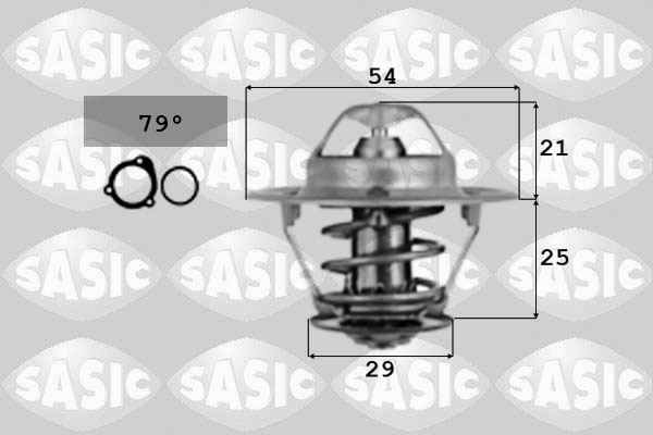 SASIC 4000366 Termostato, Refrigerante-Termostato, Refrigerante-Ricambi Euro