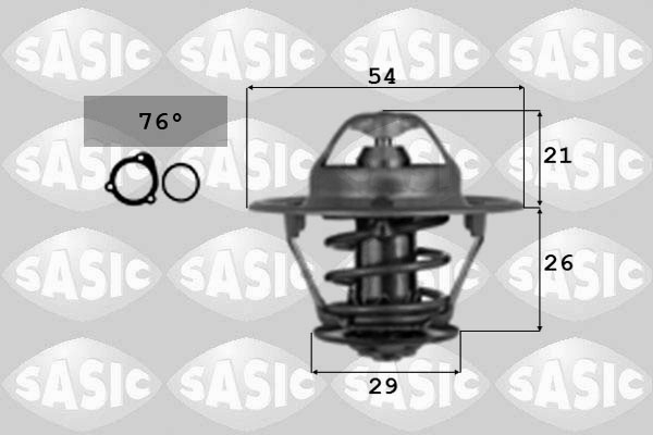 SASIC 4000367 Termostato, Refrigerante-Termostato, Refrigerante-Ricambi Euro