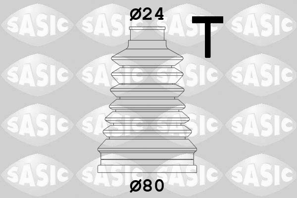 SASIC 4003440 Kit cuffia, Semiasse