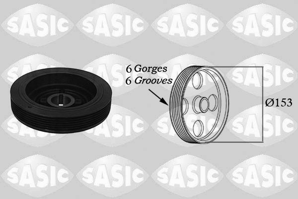 SASIC 5150J90 Puleggia cinghia, Albero a gomiti