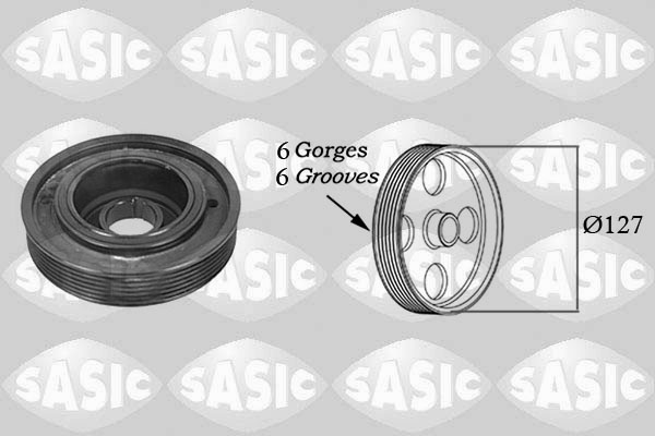 SASIC 5150K60 Puleggia cinghia, Albero a gomiti