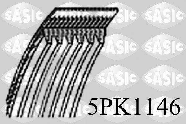 SASIC 5PK1146 Cinghia Poly-V-Cinghia Poly-V-Ricambi Euro