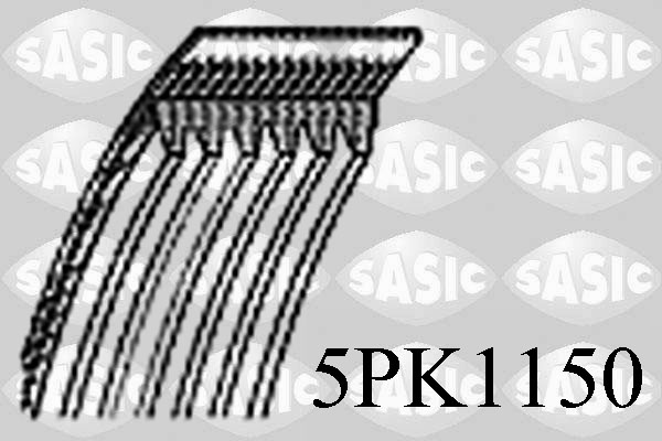 SASIC 5PK1150 Cinghia Poly-V