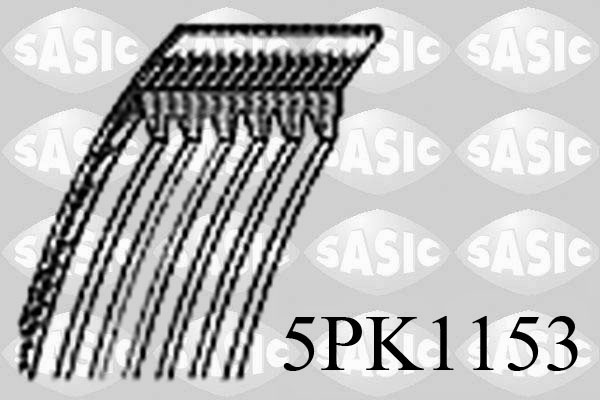 SASIC 5PK1153 Cinghia Poly-V-Cinghia Poly-V-Ricambi Euro