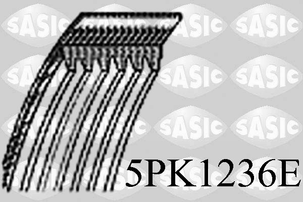 SASIC 5PK1236E Cinghia Poly-V