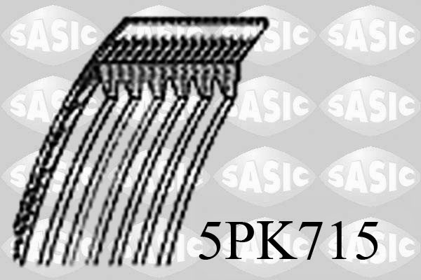 SASIC 5PK715 Cinghia Poly-V