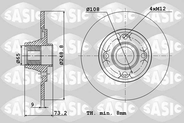 SASIC 6100007 Discofreno