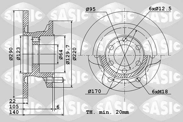 SASIC 6106072 Discofreno