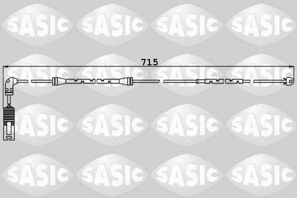 SASIC 6236032 Contatto segnalazione, Usura past. freno/mat. d'attrito-Contatto segnalazione, Usura past. freno/mat. d'attrito-Ricambi Euro