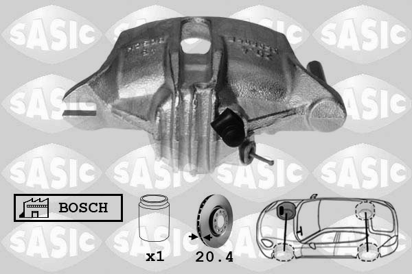 SASIC 6500005 Pinza freno-Pinza freno-Ricambi Euro