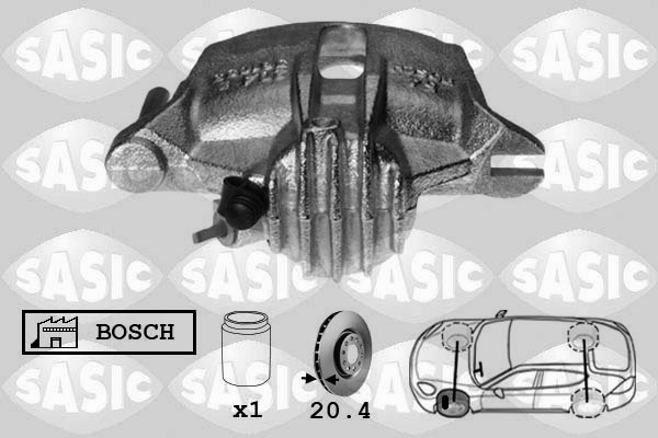 SASIC 6500006 Pinza freno-Pinza freno-Ricambi Euro