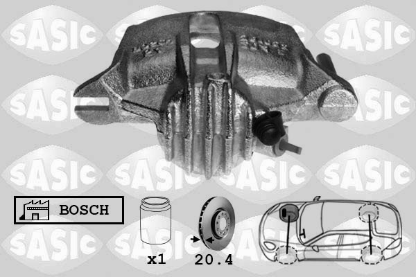 SASIC 6500007 Pinza freno-Pinza freno-Ricambi Euro