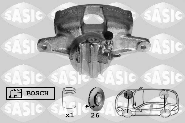 SASIC 6500009 Brzdový třmen