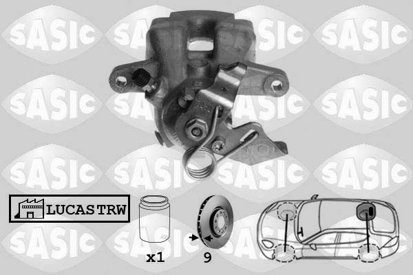 SASIC 6500013 Pinza freno-Pinza freno-Ricambi Euro