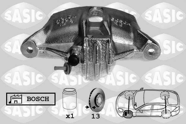 SASIC 6500014 Pinza freno-Pinza freno-Ricambi Euro