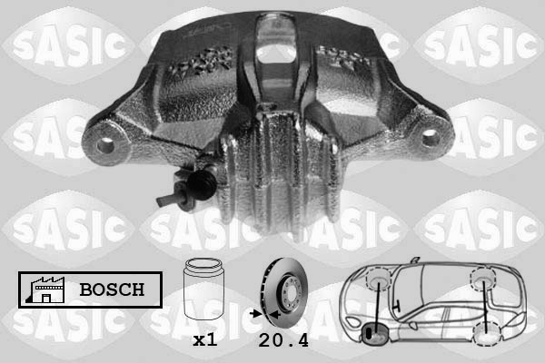 SASIC 6500018 Pinza freno-Pinza freno-Ricambi Euro