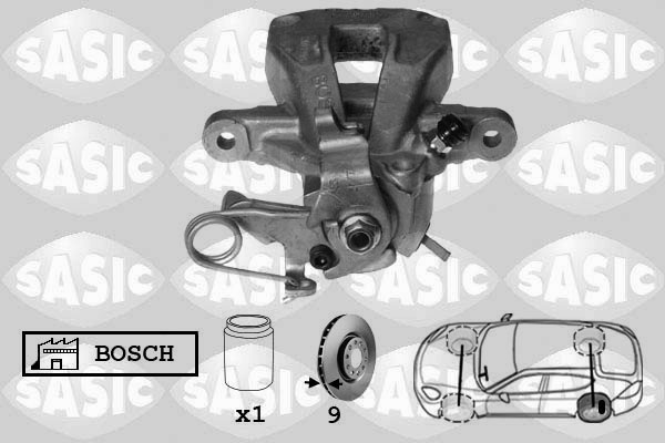 SASIC 6500056 Pinza freno-Pinza freno-Ricambi Euro