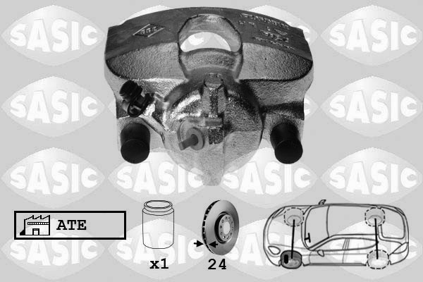 SASIC 6504012 Pinza freno-Pinza freno-Ricambi Euro