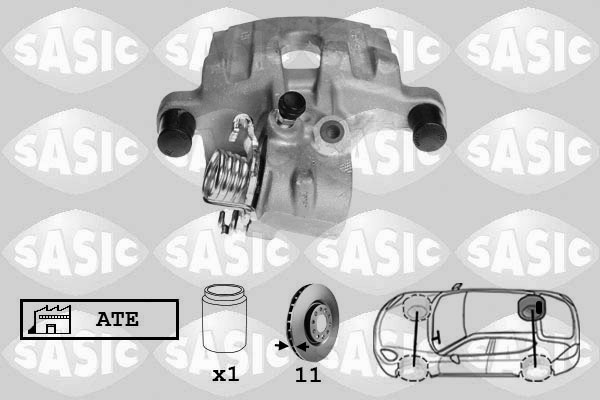 SASIC 6504019 Pinza freno-Pinza freno-Ricambi Euro