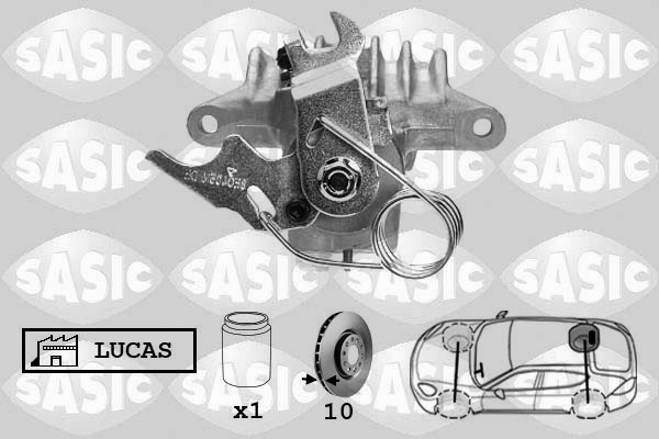 SASIC 6506015 Pinza freno-Pinza freno-Ricambi Euro