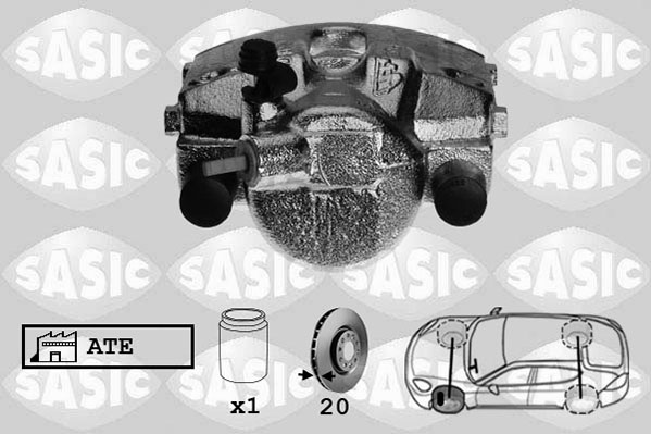 SASIC 6506020 Pinza freno-Pinza freno-Ricambi Euro