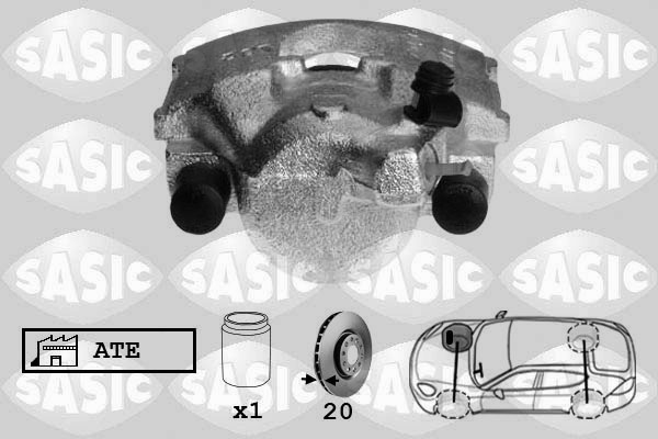 SASIC 6506025 Pinza freno-Pinza freno-Ricambi Euro