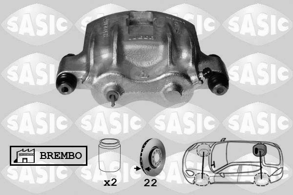 SASIC 6506040 Pinza freno