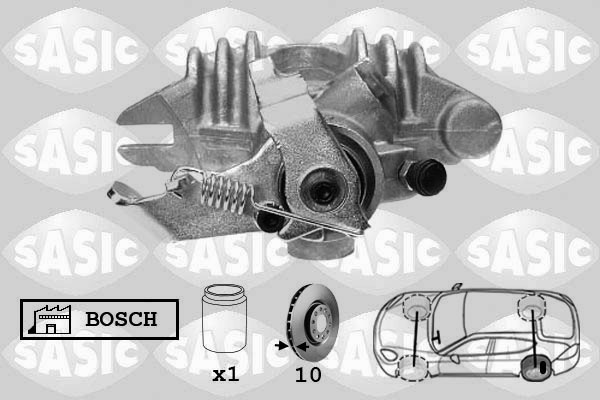 SASIC 6506058 Pinza freno-Pinza freno-Ricambi Euro