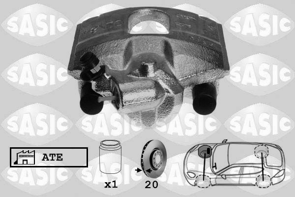 SASIC 6506094 Pinza freno-Pinza freno-Ricambi Euro