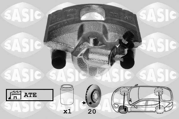 SASIC 6506095 Pinza freno-Pinza freno-Ricambi Euro