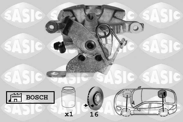 SASIC 6506099 Pinza freno-Pinza freno-Ricambi Euro