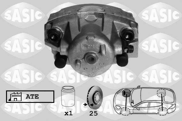 SASIC 6506103 Pinza freno-Pinza freno-Ricambi Euro