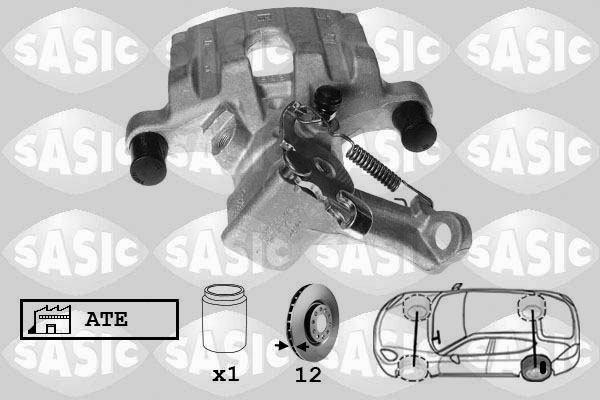 SASIC 6506104 Pinza freno-Pinza freno-Ricambi Euro