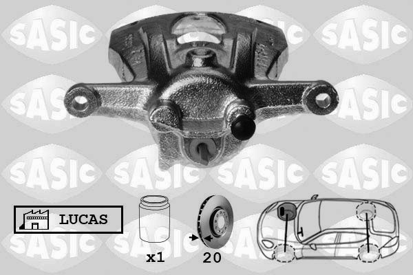 SASIC 6506115 Pinza freno-Pinza freno-Ricambi Euro