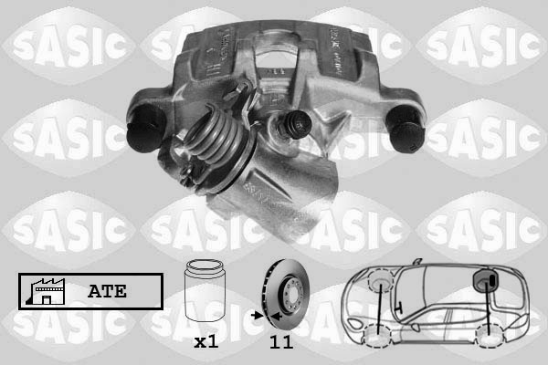 SASIC 6506129 Pinza freno-Pinza freno-Ricambi Euro