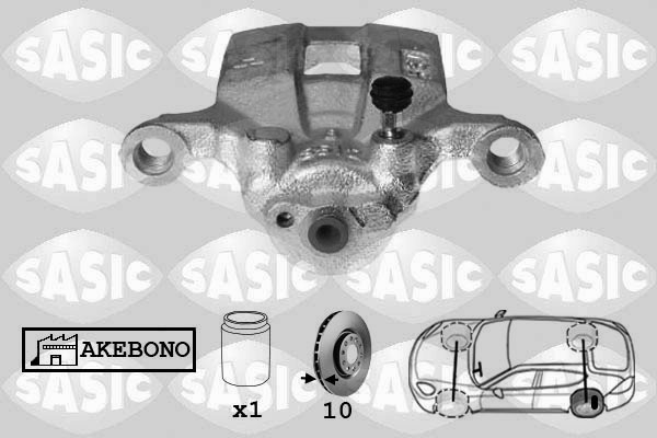 SASIC 6506152 Pinza freno-Pinza freno-Ricambi Euro